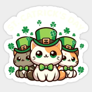 St. Catricks Day Sticker